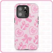 Coquette Cherries iPhone Case Tough Pro 13 Max 16 15 14 MagSafe