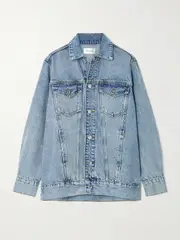 [FRAME] FRAME - The Extended Denim Jacket - Light denim - S/M S/M Blue