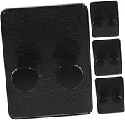 4Pcs Wall Mounted Razor Stand Lightweight Plastic Storage Rack for Men Space Saving Shower Hooks Easy to Use Razor Display for Bathroom Organization present for Father Day