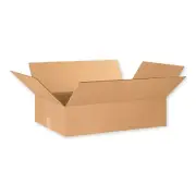 18 x 13 x 5" Flat Corrugated Boxes, ECT-32 Brown Shipping/Moving Boxes 25 Boxes