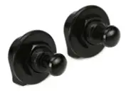 Grover GP800B Strap Lock Set - Black (3-pack) Bundle