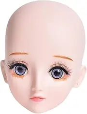 Eyelash Model Head Mannequin Bald Doll Sturdy Eyelash Extension Training Tool Eyelash Apprentice Beginner Practice Beginner