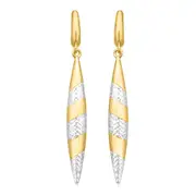 9ct Yellow Gold Fancy Drop Earrings