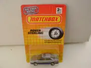 1990 MATCHBOX SUPERFAST MB 31 SILVER/BLUE ROVER STERLING NEW ON CARD
