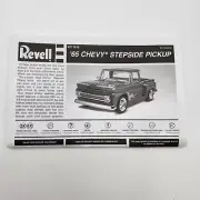 Revell 1/25 65 Chevy Stepside 85-7210 Parts Instruction Booklet