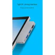 For Surface Pro9 X Type-C Accessory Black/Silver Docking Station Spare Parts