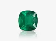 14.11 Carat Natural Loose Emerald, Green Cushion, GRS Certified Handmade Jewelry