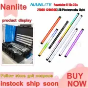2x NANLITE PavoTube II 30X 114cm RGBWW LED Video Light Full Color 2700K-12000K