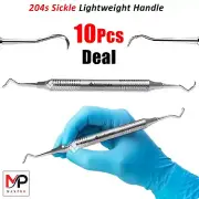 204s Micro Sickle Scaler for Tartar Calculus Scaling & Cleaning Instruments X10