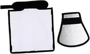 SWOOMEY 2Pcs Photography Flash Diffuser Light Reflector Plate for Softened Light Angles Portable Camera Accessory for Enhanced Photo
