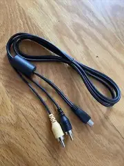 Canon PowerShot Mini USB To RCA AV Cable (Black, Yellow) for Digital Cameras