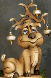 Ceramic Bisque~~ready to paint~~~ Santa Jerome's Reindeer