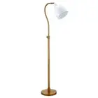 Henn&Hart 11" Brass Metal Floor Lamp