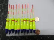 10 NEW WOOD SLIP FLOATS / BOBBERS PANFISH ICE FISHING NO FREEZE UP ON LINE B207