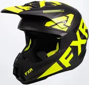 FXR Torque Team Snowmobile Helmet, black-yellow, Size XL for Men Black Yellow