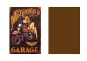 1:24 1:25 SCALE MOTORHEAD GARAGE METAL SIGN BUILDING LAYOUT DIORAMA 21