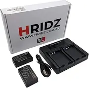 [Hridz] EN-EL20 Battery 2 Pack and Dual USB Charger for Nikon EN-EL20, Nikon EN-EL20a, Nikon 1 J1, Nikon 1 J2, Nikon 1 J3, Nikon 1 S1, Nikon 1 V3, Nikon Coolpix A, Nikon 1