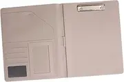 HOUDERCO School Office Supplies Official Document Folder a Size Leather Comfortable Healthy
