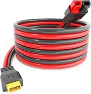 XT60 Male to 45A Anderson Connector Adapter. 10AWG Cable Suitable for Outdoor Power Banks, Lithium Battery Packs, Solar Panels to Portable Power Station Extension Cords. (2M/6.6FT)