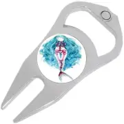 Mermaid Skeleton Golf Ball Marker Divot Repair Tool Bottle Opener