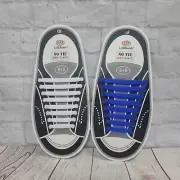 32 Pcs Easy No Tie Shoelaces Elastic Silicone Flat Lazy Strings Adult OR KIDS