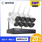ANNKE 3MP Wireless Security Camera System 2-Way Audio 8CH NVR Home Surveillance