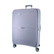 Pierre Cardin 80cm LARGE Front Opening Hard Shell Suitcase - Blue