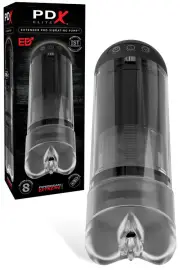 PDX Extender Pro 10.25" Vibrating Penis Pump plus Suction