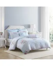 Laura Ashley Hope Patchwork Comforter Set King NoColor