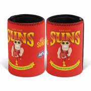 Gold Coast Suns AFL Retro Can Cooler Stubby Holder