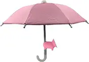 Phone Umbrella Sun Shade With Adjustable Piggy Suction Cup Stand - Creative Holder for Smartphones, Outdoor Cell Phone Protection