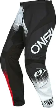 Oneal Element Racewear V.22 Motocross Pants, black-white-red, Size 28 Black White Red