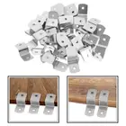 100 Pcs Hardware Hook Corner Canvas Clips for Picture Framing Offset