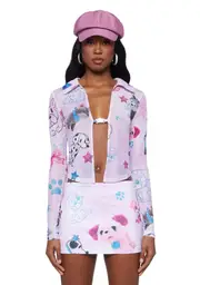 [Generation Kiss] Plushie Paradise Mesh Top