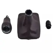 Aesthetic Upgrade Mocha Gear Shifter and Dust Cover Set for Merc W204 Models