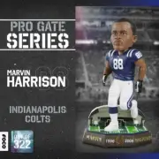 Marvin Harrison Indianapolis Colts Retired Pro Gate Series Bobblehead #27/322