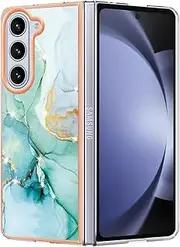 Fashion Advanced Sense Anti-Fall Phone Case Compatible with Samsung Galaxy Z Fold5 GalaxyZFold5 SM-F9460 Phone Cover Scratch Proof Simplicity Silicone Shell (5,Samsung Z Fold5)