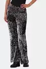 No Boundaries Lined Sequin Flare Pull On Pants Size XXS-00 Elastic Waist