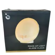 Wake-Up Sleep Light Sunrise Simulation Alarm Clock 20 Brightness Settings Radio