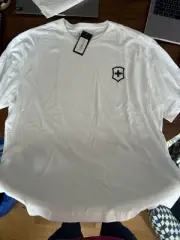 Victorinox Men’s White Shield Short Sleeve Graphic T Shirt