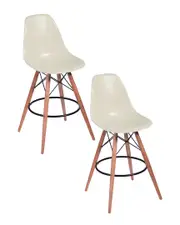 Pangea Home Set of 2 Della Bar Stools