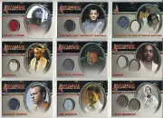 Battlestar Galactica Costume Card Lot 9 Cards Rittenhouse