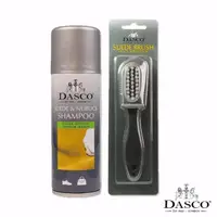 在飛比找momo購物網優惠-【DASCO 伯爵】麂皮泡沫清潔劑+多功能麂皮刷(完美的麂皮