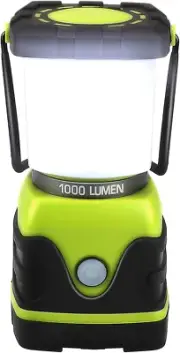 LED Camping Lantern, Battery Powered Bright LED Lantern with 1000LM, IPX4 Waterp