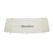 WHITE VENETIAN BLIND AUTO SHADE FOR MITSUBISHI COLT APR 1984 - JUN 1989