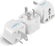 Ceptics World (USA, UAE, India & More) to Australia Universal Travel Plug Adapter (Type I) - Charge your Cell Phones, Laptops, Tablets - Grounded - 3 Pack (GP-16-3PK)