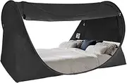 Bed Canopy Tents Dream Privacy Space Sleeping Tents Indoor Pop Up Portable Frame Curtains Breathable Cottage (Mattress Not Included) Reducing Light
