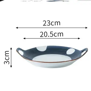 湯碗帶手柄可愛陶瓷碗帶手柄泡面碗帶蓋把手宿舍學生吃飯碗筷一人