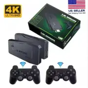 M8 Wireless Retro Game Console Stick, Retro Game Stick 4K HDMI Output Classic