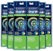 Oral-B Cross Action Electric Toothbrush Replacement Brush Heads, Black, 18 Pack (3 Pack x 6)